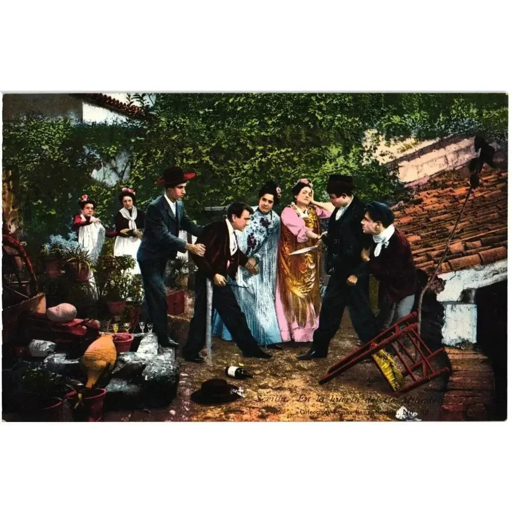 Sevilla En La Huerta Del Tio Milindris Spain Postcard